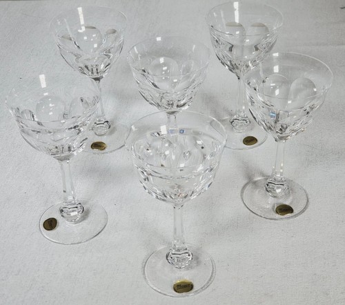 Lot moser bohemian crystal - 6,