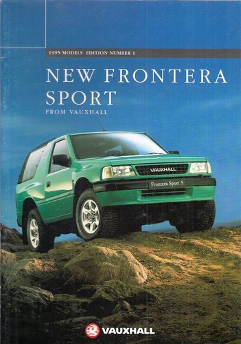 Vauxhall frontera sport 1995 - vauxhall,