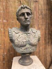 Caesar bust bronze painted