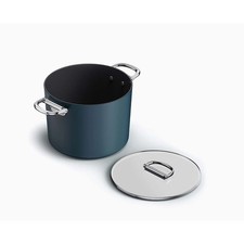 Joseph Joseph Space 25cm Blue Stock Pot & Lid Folding Handle Non-Stick – 45045
