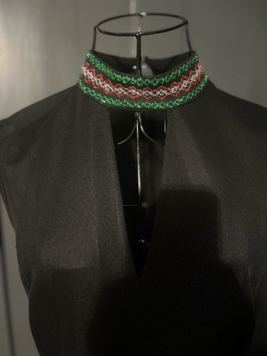 Vintage 1970s black multi - black, high