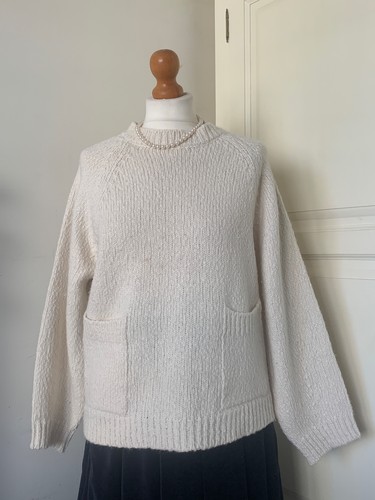 Toast jumper beige alpaca wool - jumper,