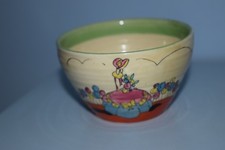 An extremely rare Clarice Cliff Lynton sugar bowl "Idyll" 1933
