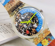 Swatch Swiss Made / GZ126 The People (Year 1992) Collector's Watch