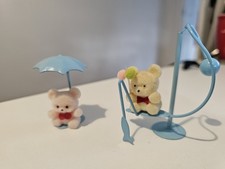 1980s Vintage Flocked Mini