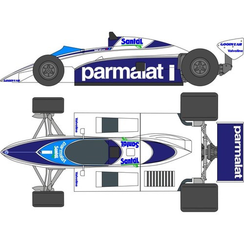 Tamiya brabham bt50 bt51 - 1/20, bt50&bt51