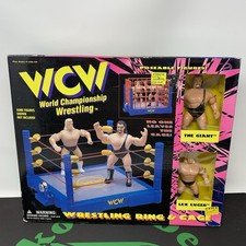 WCW Wrestling Ring & Cage W/ 2