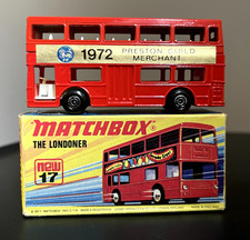 Matchbox Superfast 17 Londoner Bus - Preston Guild Merchant 1972 (RARE) - VNMIB