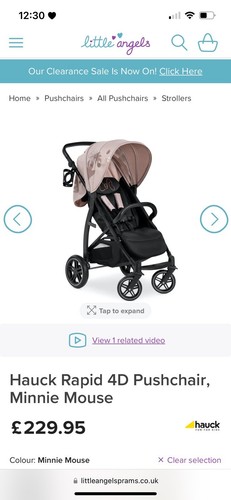 Hauck disney pushchair - disney,