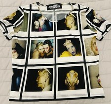 Jeremy Scott Punk Polaroid Crop T-shirt,  UK S, BNWOT