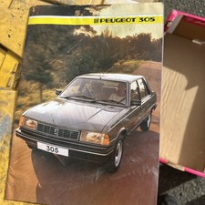 Peugeot 305 Saloon Brochure