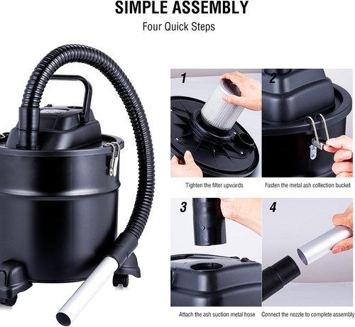 Topway ash vacuum - vacuum, 18l