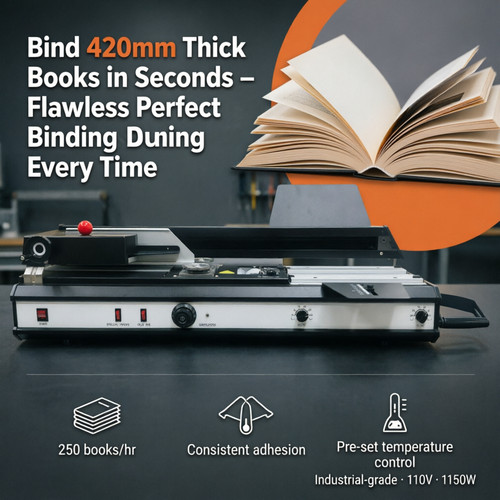 Manual perfect binder - manual, w/