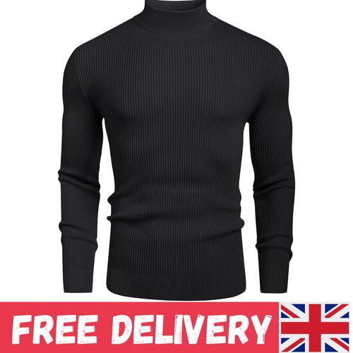 Mens jumper turtle neck - neck,