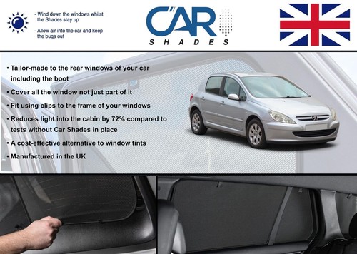 Car shades for peugeot - for, 307