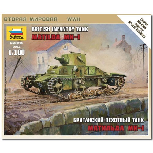 Zvezda 6191 british light tank - zvezda,