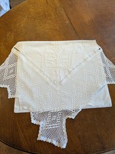 White Lace Embroidered vintage
