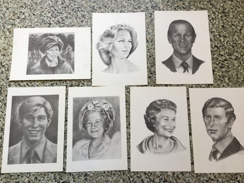 Postcards pencil drawings - postcards, of