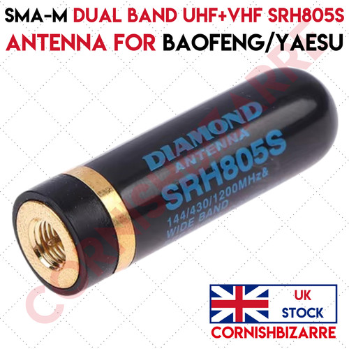 Sma male dual band uhf - band, uhf+vhf