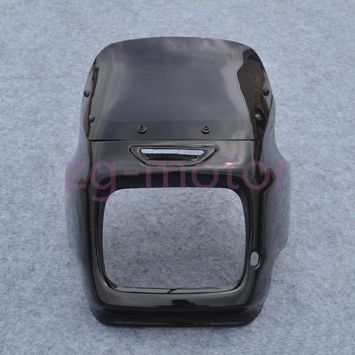 Gloss black upper fairing - black,
