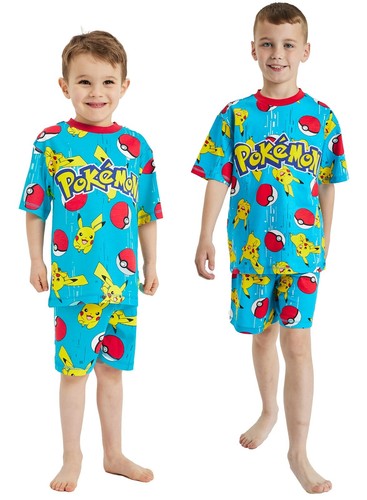 Boys pokemon short pyjamas - pokemon,