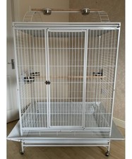 Parrot-Supplies San Francisco Premium Play Top Macaw Cage - Stone,