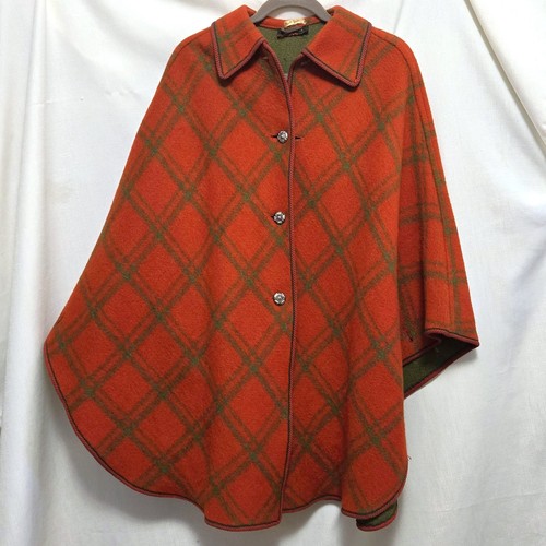 Vintage 1960s red green plaid - vintage,