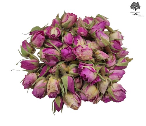Dried damask rose buds edible - buds,