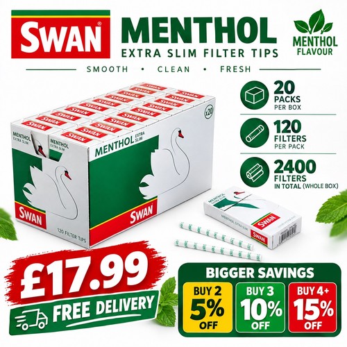 Swan menthol extra - menthol, filter