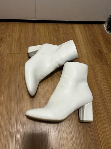 Womens white faux leather - faux,