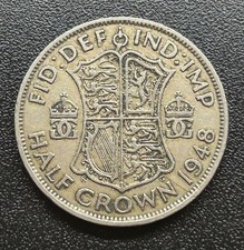 1948 Half Crown Coin - George
