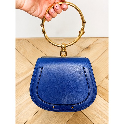 Chloé nile small blue leather - chloé,