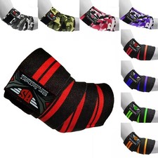 Elbow Wraps Heavy Duty Sleeves Weight Lifting Elbow Wrap for Gym Exercise 1 PAIR