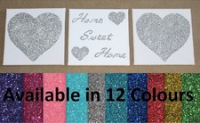 Set of 3 Glitter Home Sweet