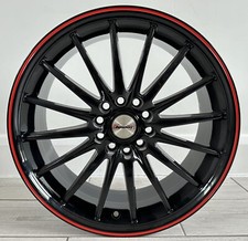 4 x Team Dynamics Jet RS Wheels (Gloss Black) - 17x7'' ET45 5x108/5x114 73.1mm