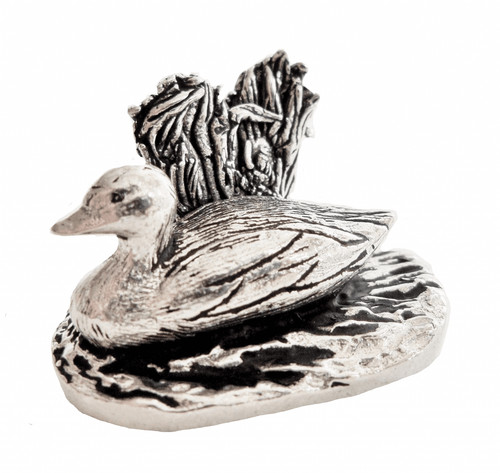 Mallard duck water solid - on,
