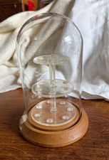 Wood Base & Glass Dome Thimble