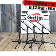 4x BUNDLE Short Mic Stand |