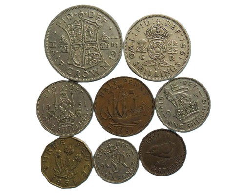 1951 great britain - 1951, coin