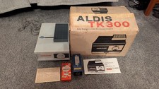 Vintage Aldis TK300 Single Slide Projector Boxed Instructions Spare Bulb