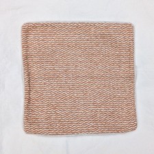 Piped Cushion In Fermoie 'Popple' In Terracotta 40x40