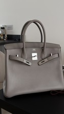 Hermes Birkin 30 Gris Asphalt