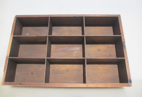 Antique wooden wall display - antique,