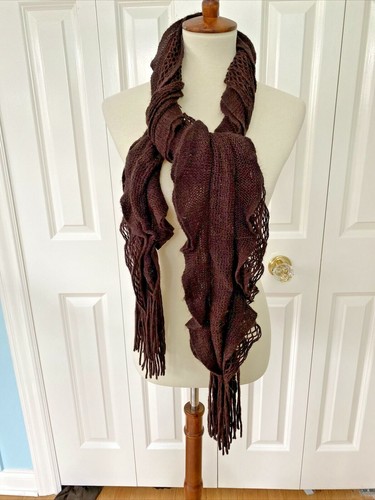 Beautiful ruffled fringed dark - ruffled/fringed,