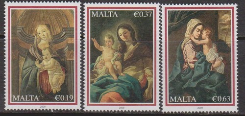 Malta 2009 christmas madonna - malta,