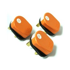 3 x 3 Pin 13A 13 AMP Fused
