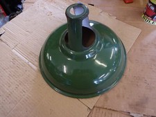 Coolicon lamp shade, ceramic vintage green / white 11"