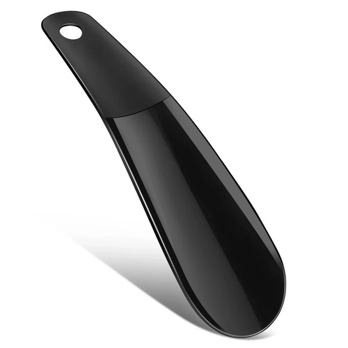 Black plastic shoe string - 2x,