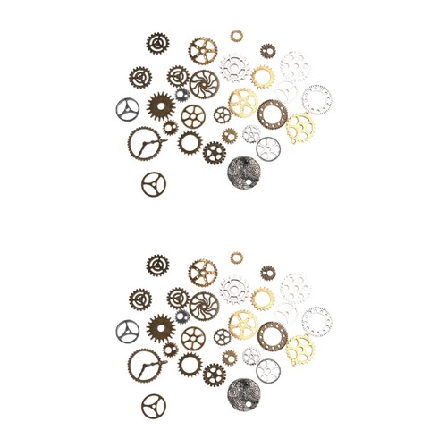 Set steampunk cogs and - ,