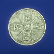 One Florin 1921 King George V